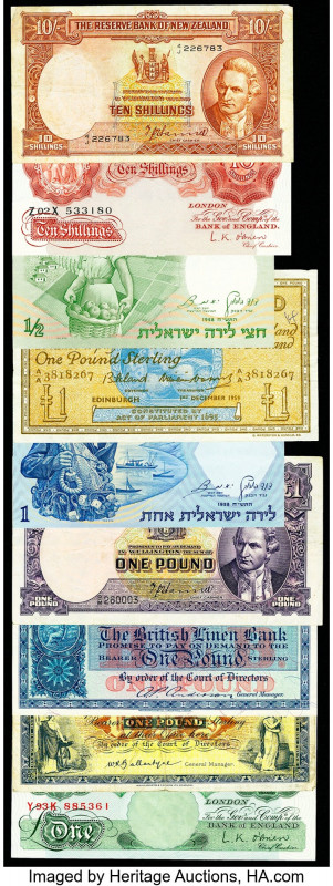 Italy, Israel, Switzerland, New Zealand & More Group Lot of 23 Examples Fine-Abo...