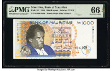 Mauritius Bank of Mauritius 1000 Rupees 1998 Pick 47 PMG Gem Uncirculated 66 EPQ. 

HID09801242017

© 2020 Heritage Auctions | All Rights Reserved