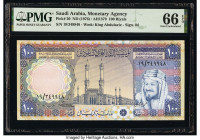 Saudi Arabia Saudi Arabian Monetary Agency 100 Riyals ND (1976) / AH1379 Pick 20 PMG Gem Uncirculated 66 EPQ. 

HID09801242017

© 2020 Heritage Auctio...