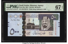Saudi Arabia Saudi Arabian Monetary Agency 500 Riyals 2007 / AH1428 Pick 36a PMG Superb Gem Unc 67 EPQ. 

HID09801242017

© 2020 Heritage Auctions | A...