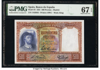 Spain Banco de Espana 500 Pesetas 25.4.1931 Pick 84 PMG Superb Gem Unc 67 EPQ. 

HID09801242017

© 2020 Heritage Auctions | All Rights Reserved