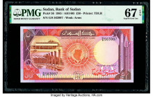 Sudan Bank of Sudan 50 Pounds 1985 / AH1405 Pick 36 PMG Superb Gem Unc 67 EPQ. 

HID09801242017

© 2020 Heritage Auctions | All Rights Reserved