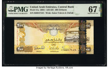 United Arab Emirates Central Bank 200 Dirhams 2004 / AH1425 Pick 31a PMG Superb Gem Unc 67 EPQ. 

HID09801242017

© 2020 Heritage Auctions | All Right...