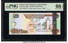 United Arab Emirates Central Bank 1000 Dirhams 2008 / AH1429 Pick 33b PMG Gem Uncirculated 66 EPQ. 

HID09801242017

© 2020 Heritage Auctions | All Ri...