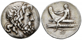 Kingdom of Macedon. Antigonos III Doson. Tetradrachm. 227-225 BC. Amphipolis. (Touratsoglou-52/3). (SNG Alpha bank-1046/7). (SNG München-1121/3). Anv....