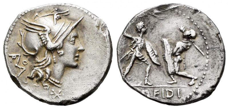 Didius. Titus Didius. Denarius. 112-113 BC. Uncertain mint. (Ffc-675). (Craw-294...