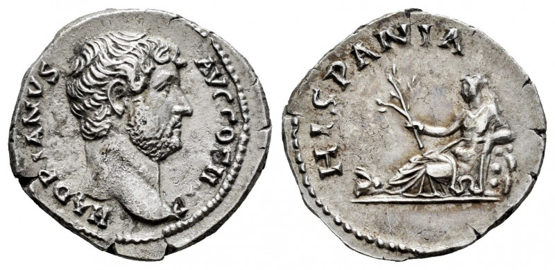 Hadrian. Denarius. 130-133 AD. Rome. (Ric-1535). (Rsc-837). Anv.: HADRIANVS AVG ...
