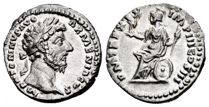 Marcus Aurelius. Denarius. 165 AD. Rome. (Ric-138). (Bmcre-368). (Rsc-481). Anv....