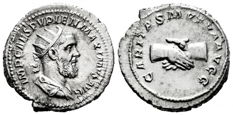 Pupienus. Antoninianus. 238 AD. Rome. (Ric-10b). (Bmc-87). Anv.: IMP CAES PVPIEN...