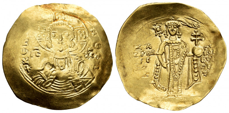 Manuel I. Hyperpyron. 1143-1152 AD. Constantinople. (Sear-1956). (Doc-1). Anv.: ...