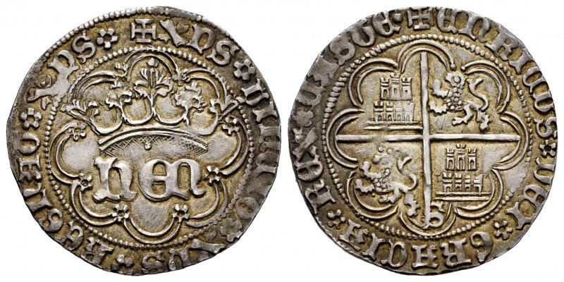 Kingdom of Castille and Leon. Enrique IV (1454-1474). 1 real. Sevilla. (Bautista...