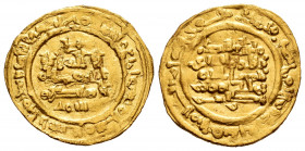 Kingdom of Taifas. Yahya Ibn Alí Al-Mutali (Hammudies). Dinar. 420 H. Madinat Sabta (Ceuta). (Vives-778). Au. 3,98 g. Citing Qa / Sim in IA and Waliy ...