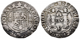 Charles-Joanna (1504-1555). 2 reales. ND (1537-1538). México. R (Rincon). Latin Assayer's Letter. (Cal-87). Ag. 6,61 g. Early Series. Although general...