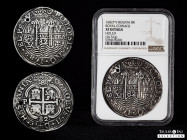 Charles II (1665-1700). 8 reales. 1682. Potosí. V. (Cal-678). (Lazaro-207). Ag. 26,51 g. Royal type. Perforation. Ex Künker 01/11/2016, lot 1746. Ex U...