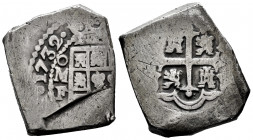 Philip V (1700-1746). 8 reales. 1732/1. México. F. (Cal-1426). Ag. 26,88 g. Overdate. Rare. VF/Almost VF. Est...400,00. 


 SPANISH DESCRIPTION: Fe...
