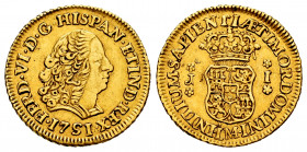 Ferdinand VI (1746-1759). 1 escudo. 1751. Lima. J. (Cal-598). Au. 3,35 g. Very rare, even more in this grade. Minimal planchet flaw on reverse. XF. Es...
