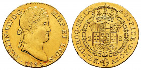 Ferdinand VII (1808-1833). 2 escudos. 1824. Madrid. AJ. (Cal-1630). Au. 6,69 g. Almost XF/XF. Est...375,00. 


 SPANISH DESCRIPTION: Fernando VII (...