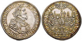 Germany. Ferdinand III. 1 thaler. 1641. Augsburg. (Dav-5039). (Forster-286). Ag. 28,70 g. Slight iridescences. Very atractive. AU. Est...600,00. 

...