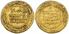 Abbasid, al-Mutawakkil (232-247h), dinar, Misr 247h, struck on a small, thick flan, 4.27g (Album 229.4 RR; Bernardi 158De), fine to good fine, reverse...