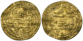 Abbasid, al-Mu‘tamid (256-279h), dinar, Surra man ra’a 263h, 4.11g (Bernardi 175Jc), wavy flan, almost very fine

Estimate: GBP 300 - 400