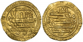Midrarid of Sijilmasa, Muhammad b. al-Fath (321-347h), dinar, no mint, dated 341h, obv., with title amir al-mu’minin below field, 4.11g (Album 453), e...