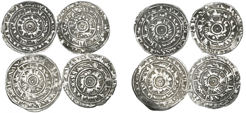 Fatimid, al-Mu‘izz (341-365h), half-dirhams (4), comprising al-Mansuriya 357h, 3...