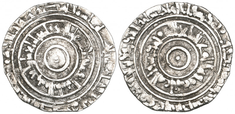 Fatimid, al-‘Aziz (365-386h), half-dirham, Misr 383h, 1.37g (Nicol 737), almost ...