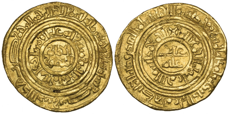 Fatimid, al-Amir (495-524h), dinar, Misr 508h, 4.14g (Nicol 2527), almost very f...