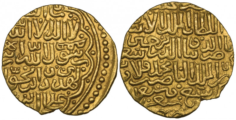 Bahri Mamluk, al-Ashraf Sha‘ban II (764-778h), dinar, Halab 777h, 5.70g (Balog 4...