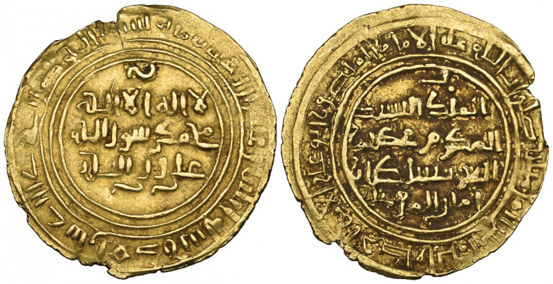 Zuray‘id, anonymous (after 506h), dinar, ‘Adan 522h, in the name of al-Mukarram,...