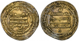 Dulafid, ‘Umar b. ‘Abd al-‘Aziz (280-284h), dinar, Mah al-Basra 281h, 4.34g (Vardanyan 25; Album 1399), about very fine and toned, rare

Estimate: G...