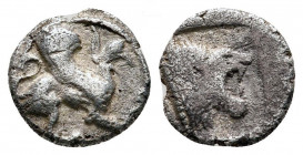 Obol AR
 Assos, c. 405-360 BC
8 mm, 0,68 g