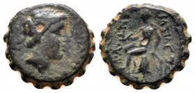 Bronze Æ
Seleukid Kingdom, Akko (Ptolemaïs), Antiochos IV Epiphanes (175-164 BC)
12 mm, 2,15 g