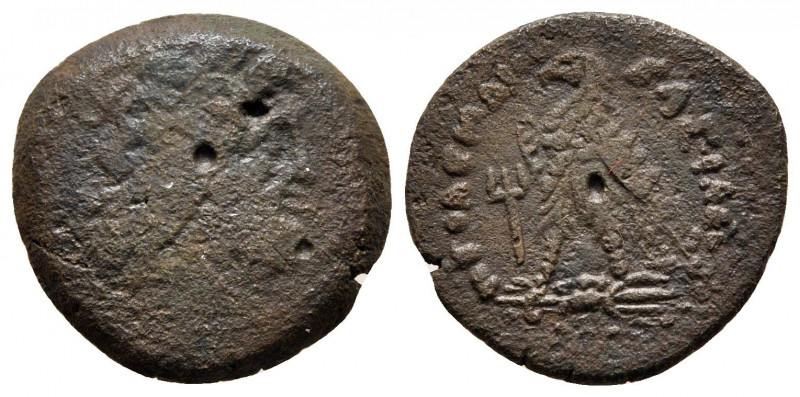 Chalkous Æ
Ptolemaic Kingdom of Egypt, Alexandria, Ptolemy III Euergetes 246-22...