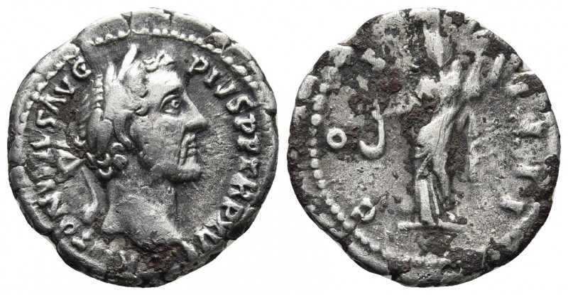 Denarius AR
Antoninus Pius, c. 152-153 AD, Laureate head of Antoninus Pius righ...