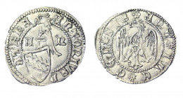 Denier AR
Antonio II Panciera (1402-1411), Aquileia
0,77 g
Bernardi 0,77 g