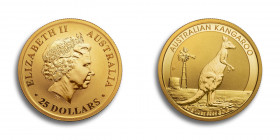 25 Dollars AV
Australia, ¼ Oz Gold, Kangaroo
7,5 g