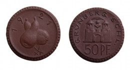 50 Pfennige
Grünberg, 1921
22 mm, 2,43 g