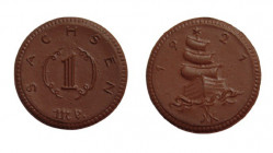 1 Mark
Sachsen, 1921
24 mm, 3,19 g