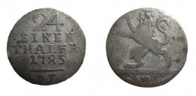 1/24 Thaler AR
Hessen Kassel
19 mm, 1,93 g