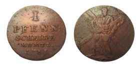 1 Pfennig
1783
20 mm, 3,22 g