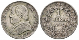 1 Lira AR
Papal State, Vatikan, Pius IX (1846-1878)
23 mm, 4,95 g