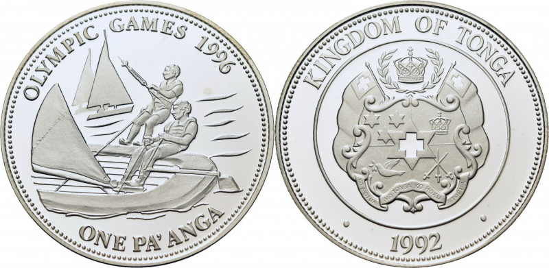 1 Pa'anga AR
Tonga, Olympic Games, Atlanta 1992
40 mm, 31,39 g