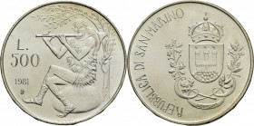 500 Lire AR
San Marino, 1981
11g