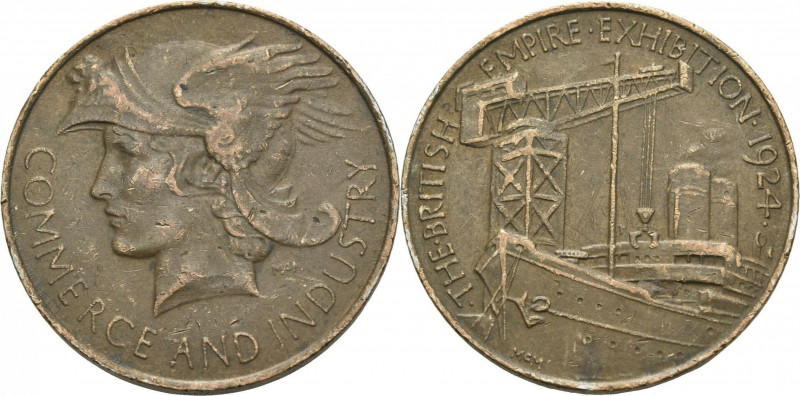 Medal
Bronze, George V (1910-1936), The British Empire Exibition 1924
9 g