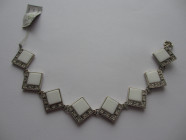 Bracelet, Opal, 19 cm, 23 g