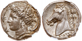 Sicily, Entella. Silver Tetradrachm (17.39 g), ca. 320/15-300 BC