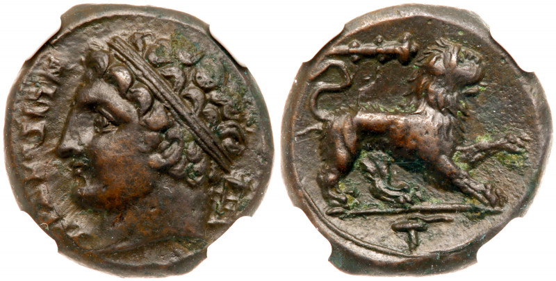 Sicily, Syracuse. Agathokles. &AElig; Litra (6.80 g), 317-289 BC. Ca. 308/7 BC. ...