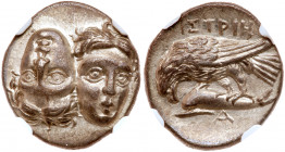 Moesia, Istros. Silver Drachm (4.09 g), 4th century BC