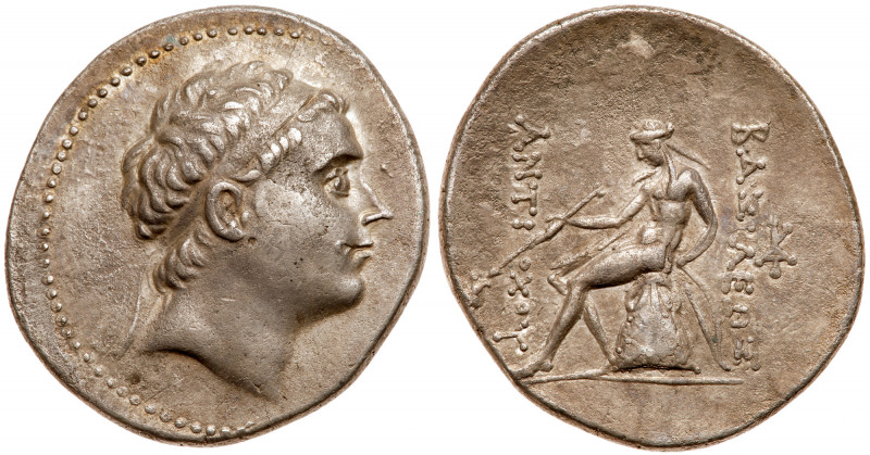 Seleukid Kingdom. Antiochos III. Silver Tetradrachm (16.29 g), 223-187 BC. Antio...